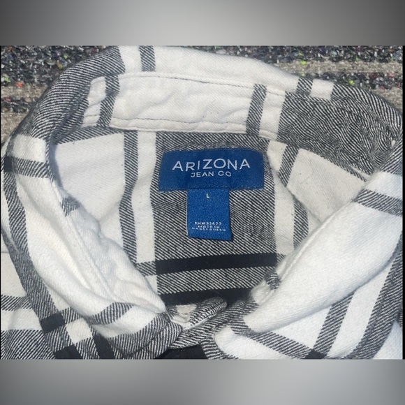 PreOwned Arizona Jean Co Flannel Size Large. - Picture 6 of 11